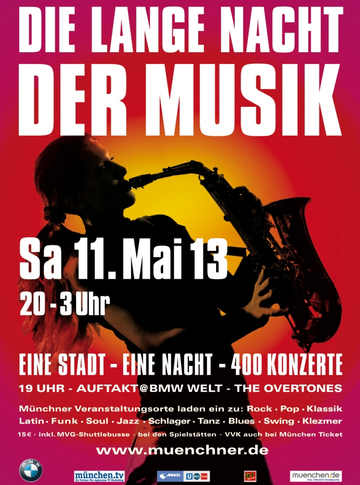 Cartel de la Larga Noche de la Música 2013 en Múnich
