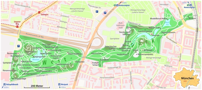 Mapa del Westpark . /CHUNMWA CC