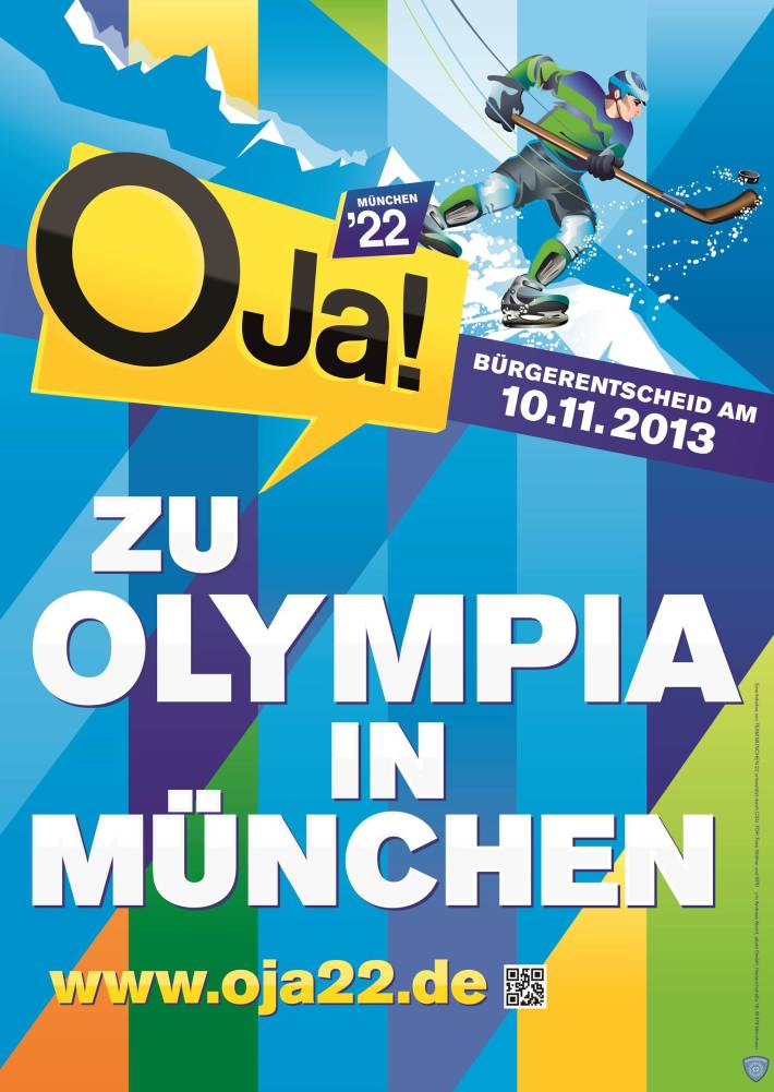 Cartel a favor de los Juegos de 2022 en Múnich. /WEB